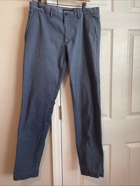 Banana Republic Slate Blue Chino Pants 32x34